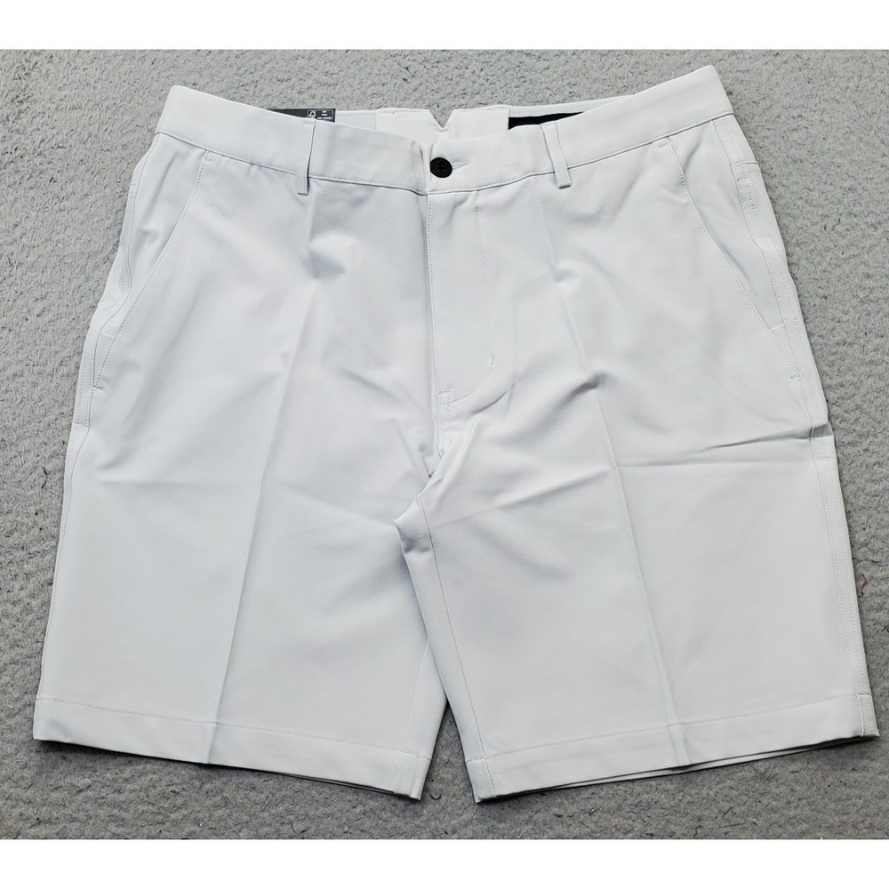 Dunning Golf Shorts Mens 33 Gray Player Fit Woven Performance Stretch D7S23H060